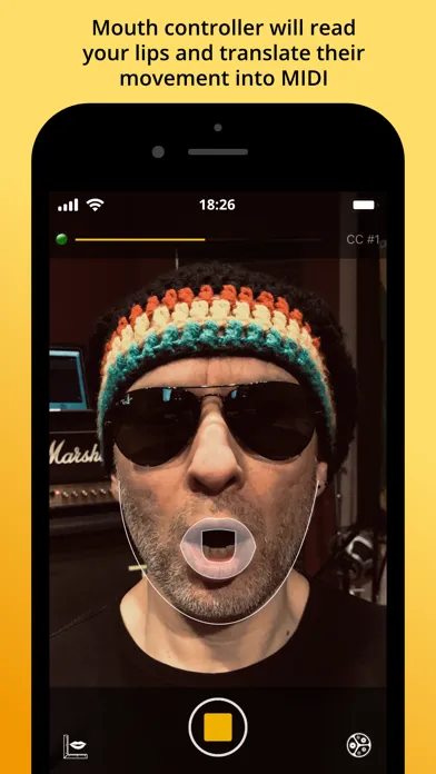 Capturas de pantalla de MIDI Mouth Controller