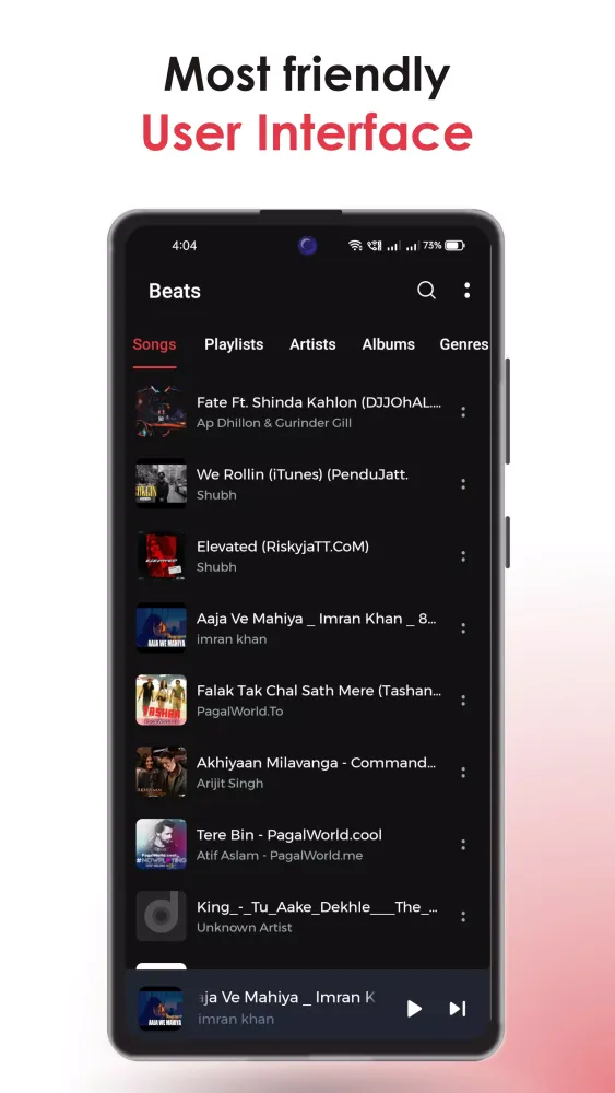 Beats - Music Player Screenshots