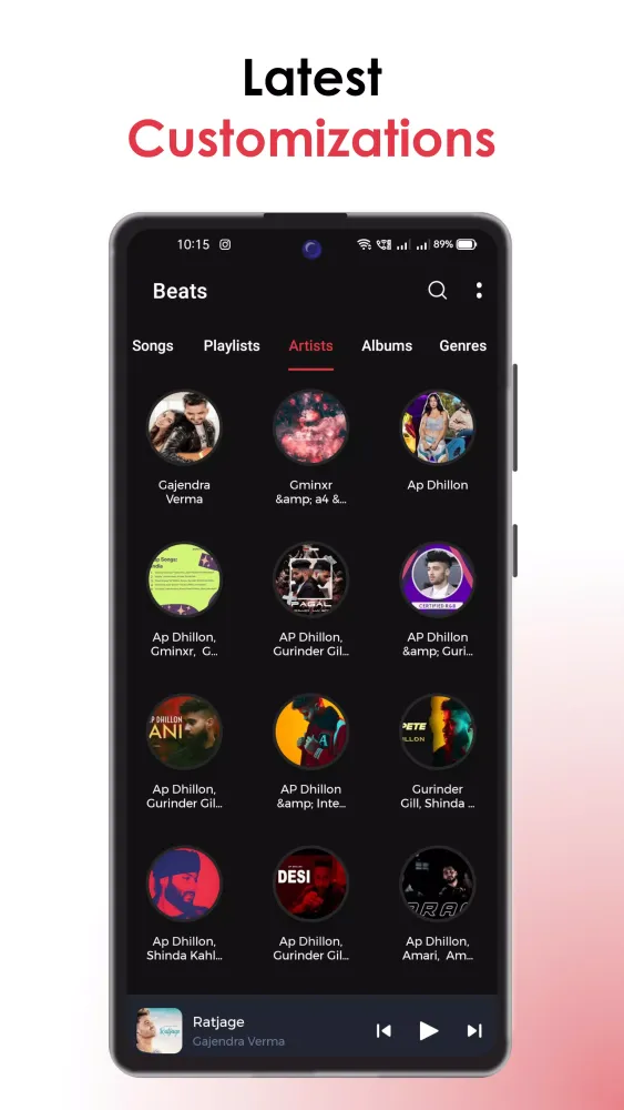 Beats - Music Player Screenshots