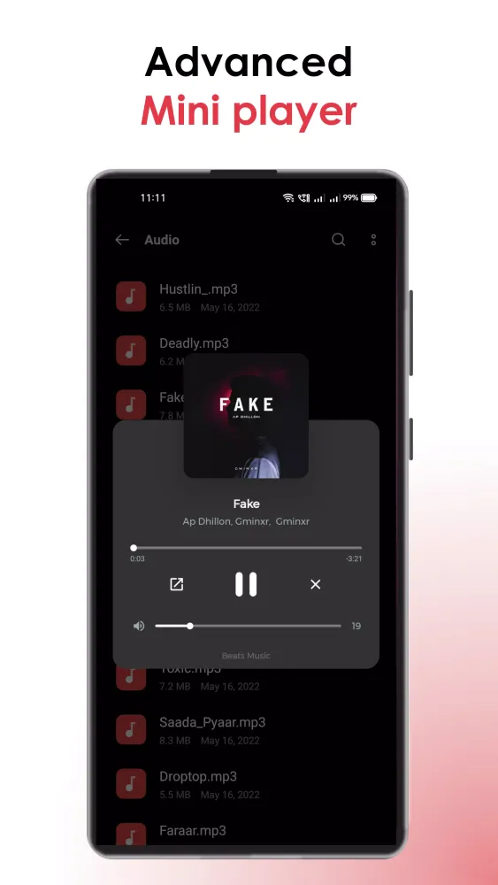 Beats - Music Player Screenshots