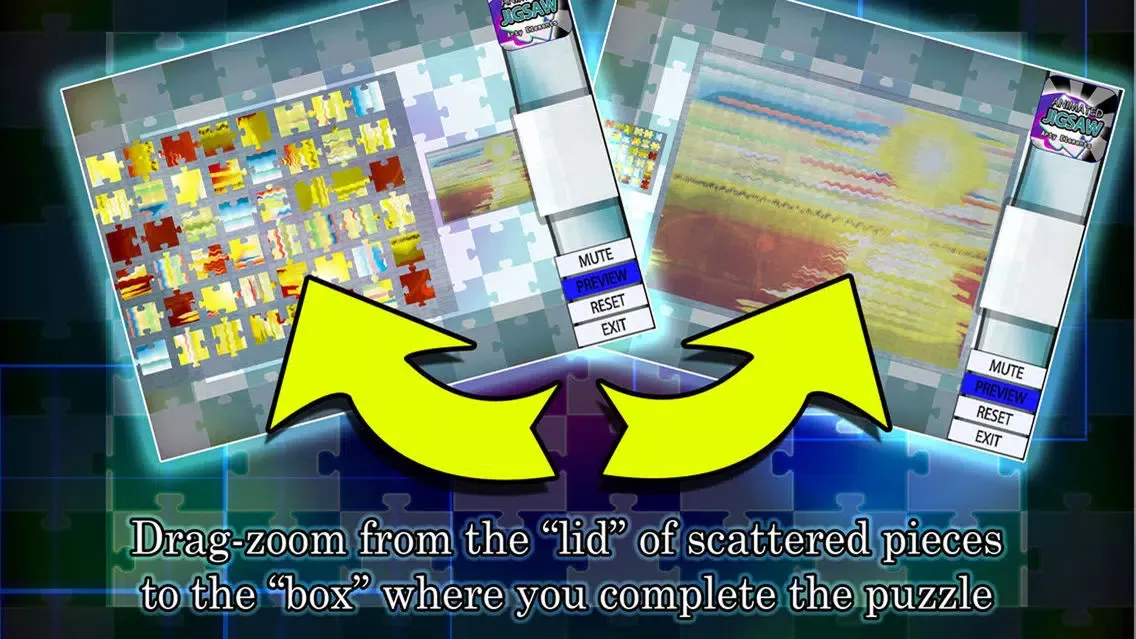 Capturas de tela do Animated Jigsaw Arty Elements
