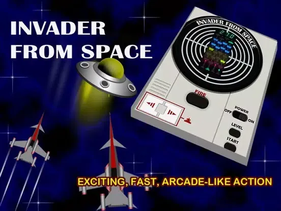 تصاویر Invader From Space Retro 80s iPad 