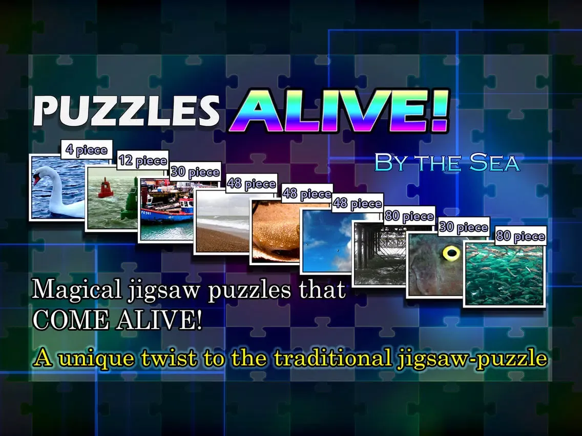Puzzles Alive! By The Sea iPad  Screenshots