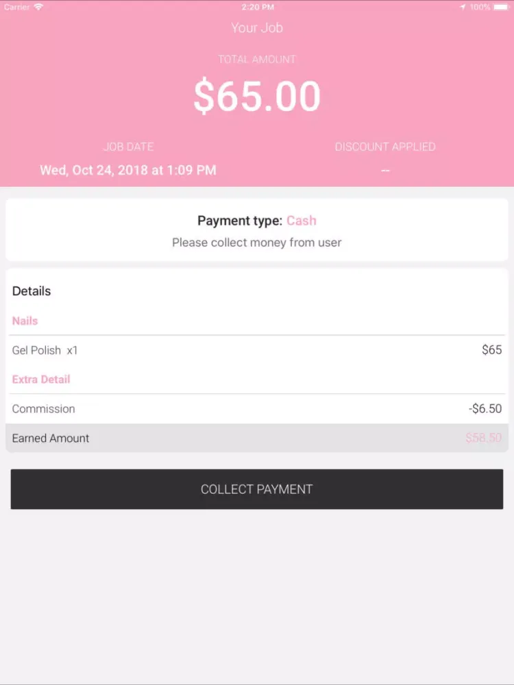BeauticianPro Provider iPad  سکرین شاٹس