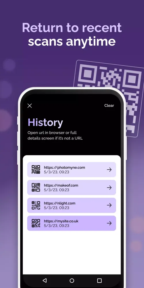 Capturas de pantalla de Essential QR Scanner Code
