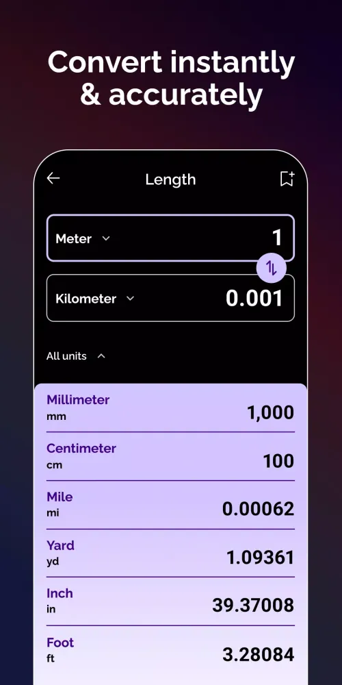 Tangkapan layar Essential Unit Converter