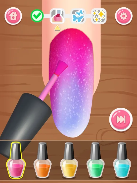 Nail Art -Girl Nail Salon Game iPad  스크린샷