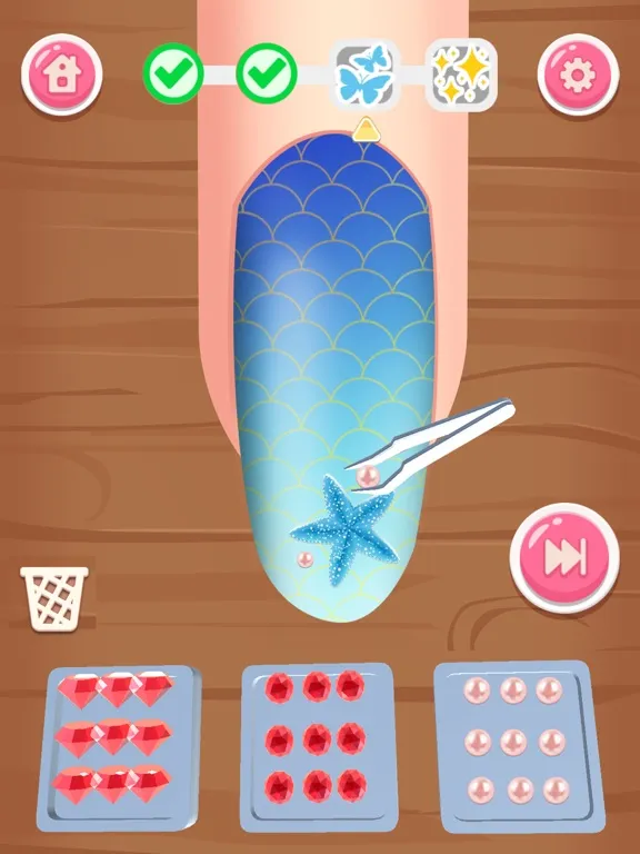 Nail Art -Girl Nail Salon Game iPad  스크린샷