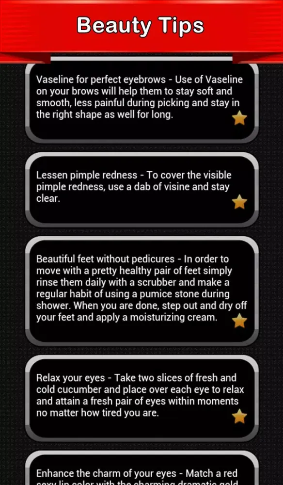 Screenshot di Beauty Tips for Woman