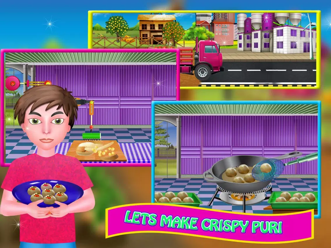 Indian Food Factory Chef iPad 应用截图