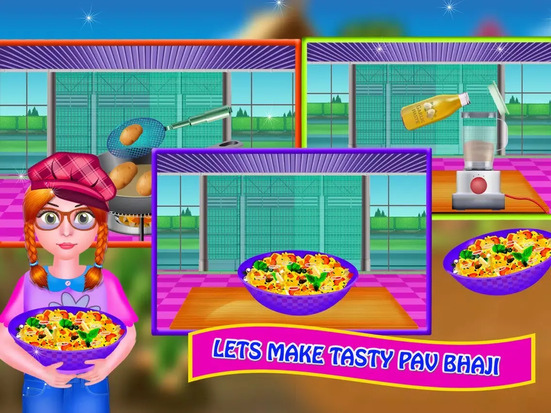 Indian Food Factory Chef iPad 应用截图