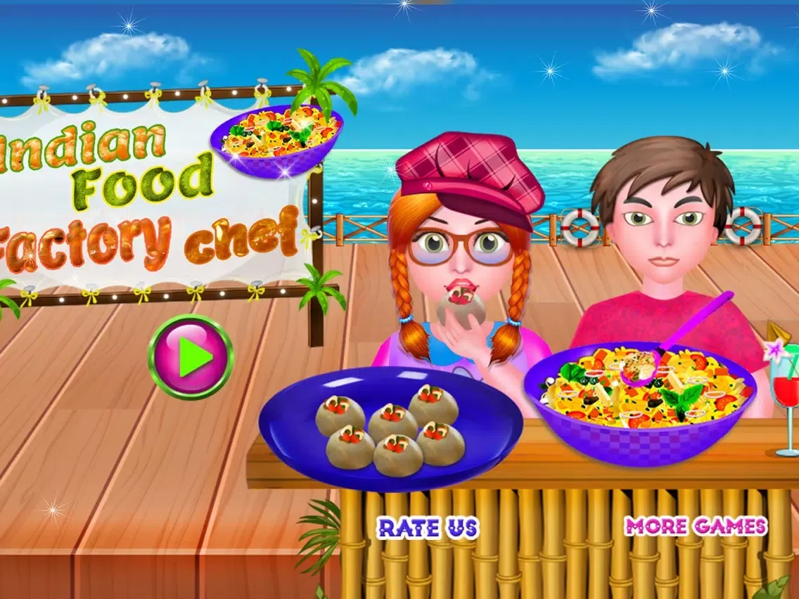 Indian Food Factory Chef iPad 应用截图