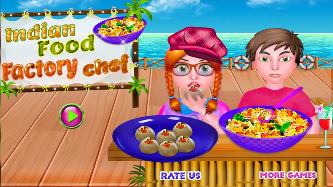 Indian Food Factory Chef应用截图