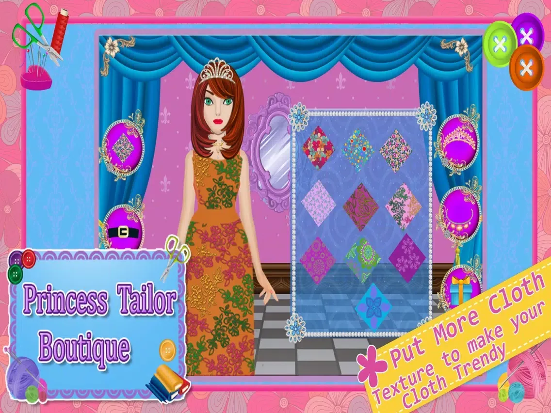 Скриншоты Princess Tailor Boutique iPad 