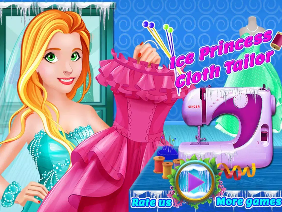 Capturas de tela do Ice Princess Cloth Tailor iPad 