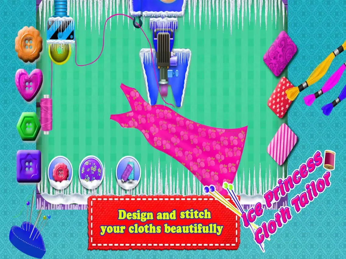 Capturas de tela do Ice Princess Cloth Tailor iPad 