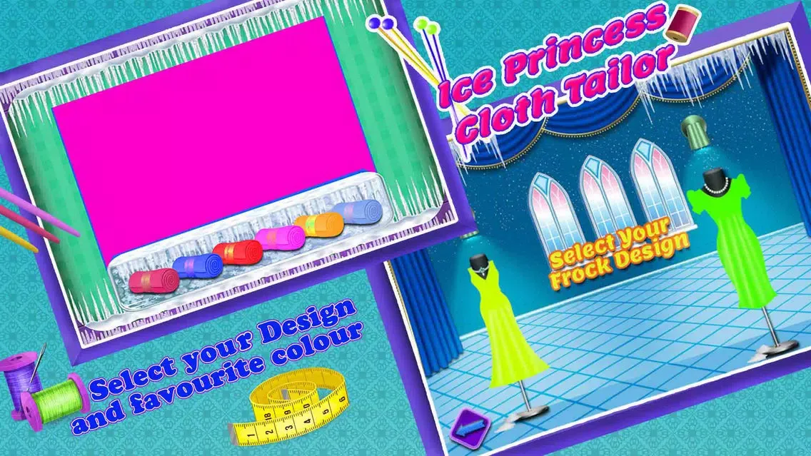 Capturas de tela do Ice Princess Cloth Tailor