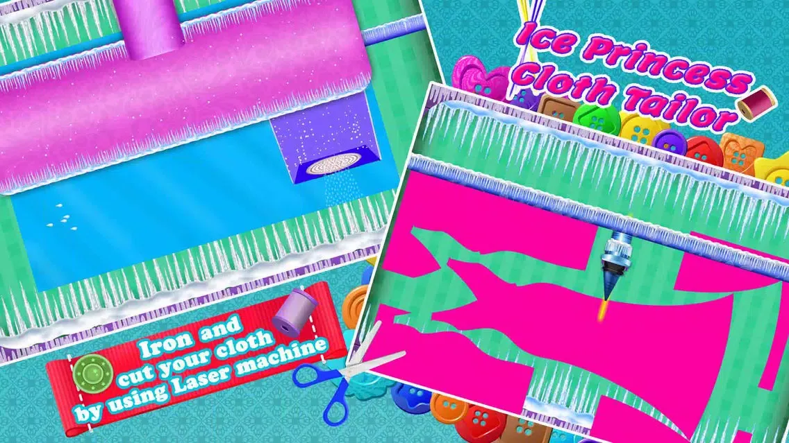 Capturas de tela do Ice Princess Cloth Tailor