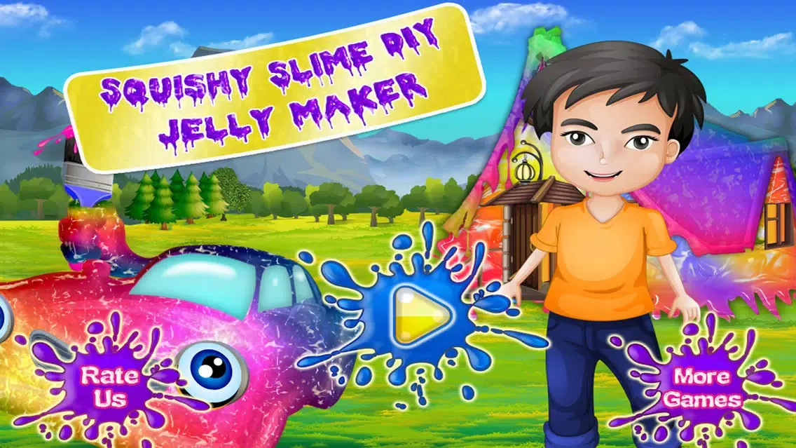 Capturas de tela do Squishy Slime DIY jelly Maker