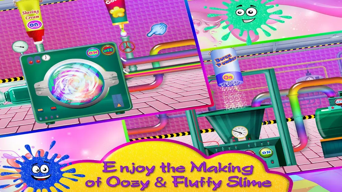 Capturas de tela do Squishy Slime DIY jelly Maker