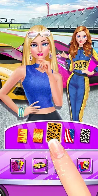 Tangkapan skrin Fashion Car Salon - Girls Game