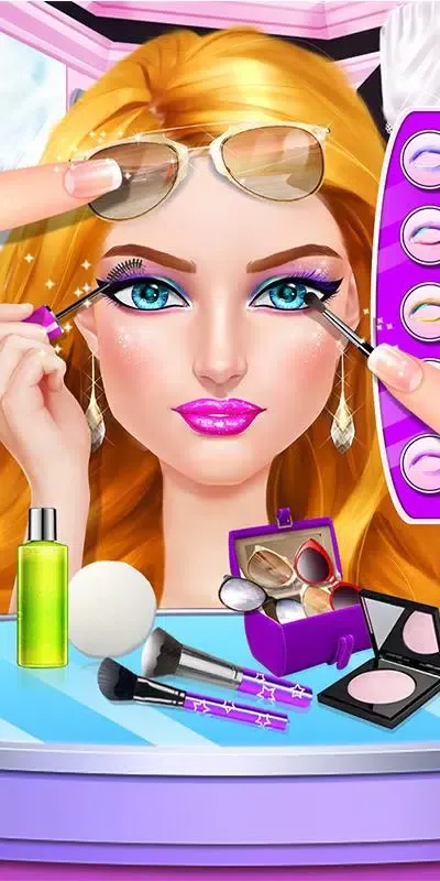 Tangkapan skrin Fashion Car Salon - Girls Game
