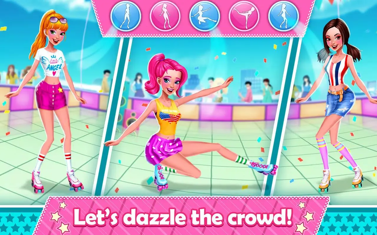 Roller Skating Girl - Street D Screenshots