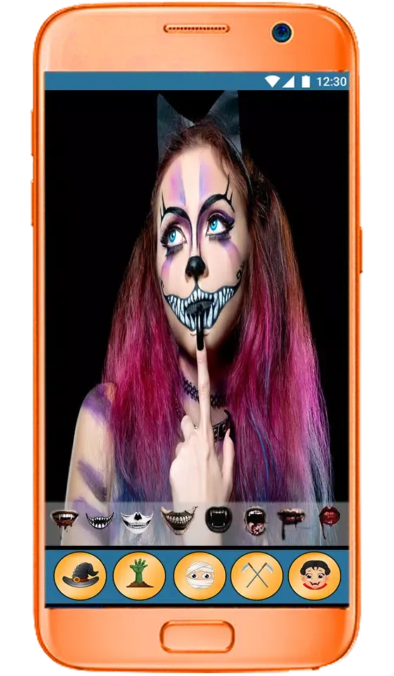 Halloween Makeup Face Changer应用截图