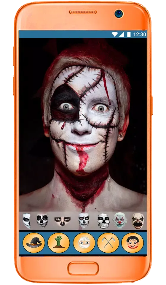 Halloween Makeup Face Changer应用截图