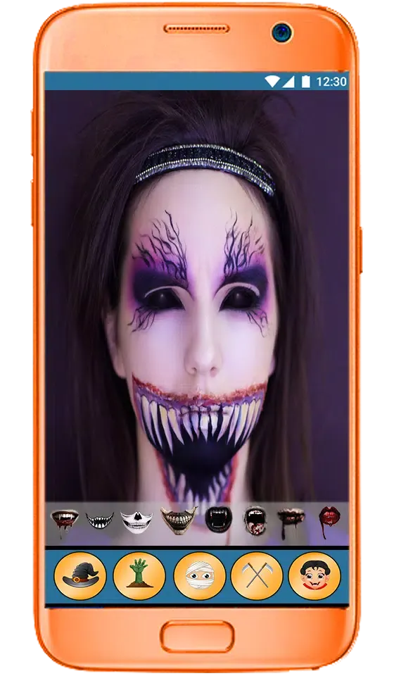 Halloween Makeup Face Changer应用截图