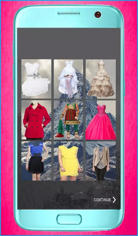 Short Dress Photo Montage Screenshots