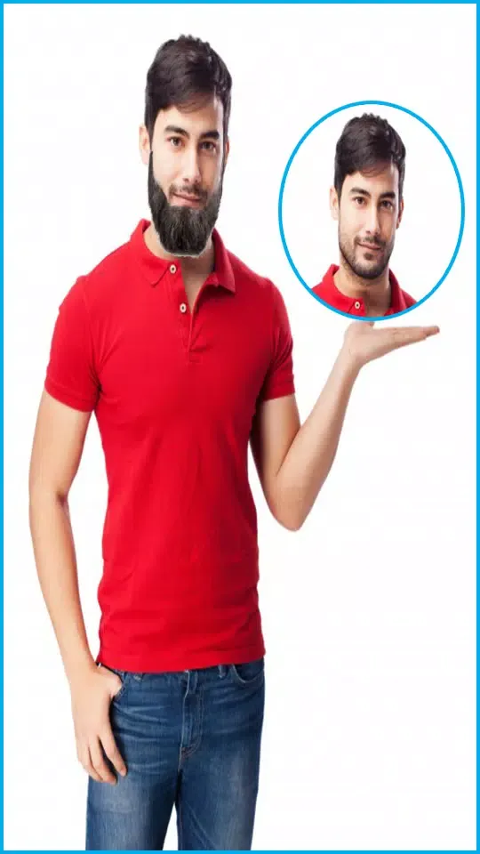 Tangkapan skrin instal hair & beard for men