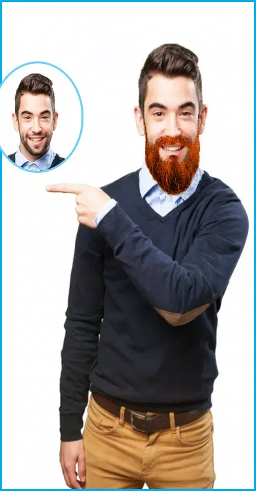 Tangkapan skrin instal hair & beard for men