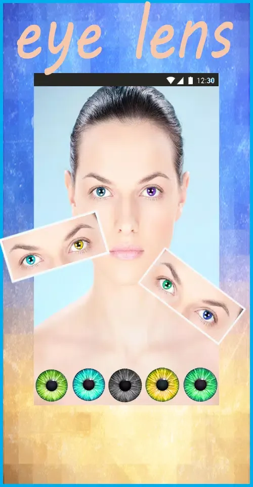Tangkapan skrin makeup cam photo