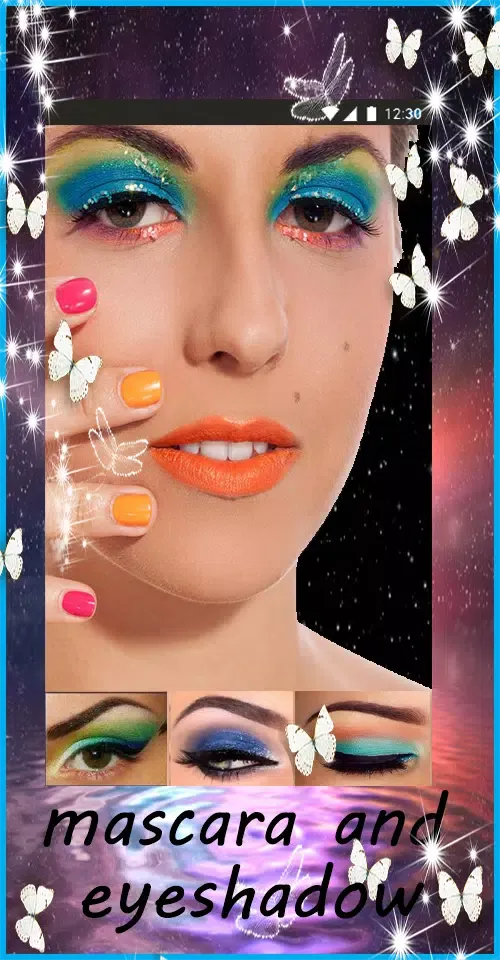 Tangkapan skrin makeup cam photo
