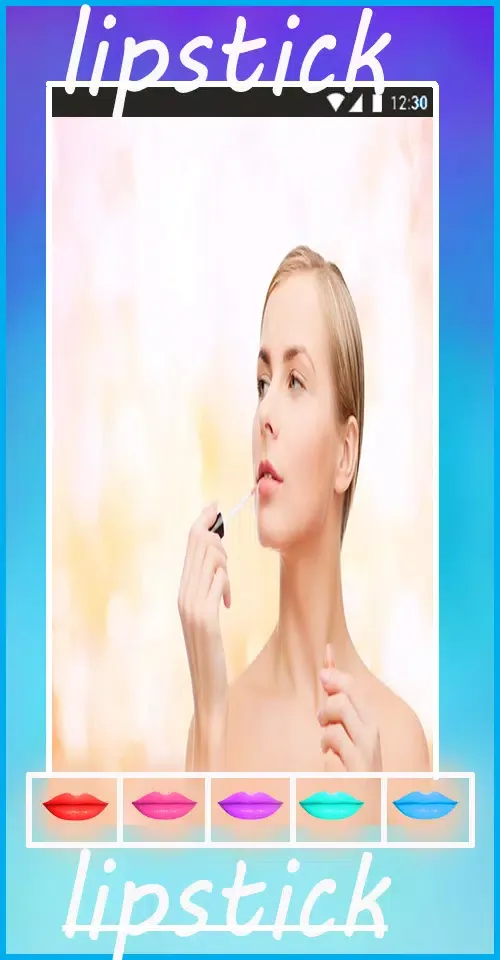 Tangkapan skrin makeup cam photo