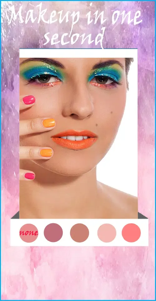 Tangkapan skrin makeup cam photo