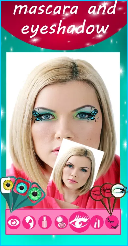 Screenshot di perfect makeup plus face maker