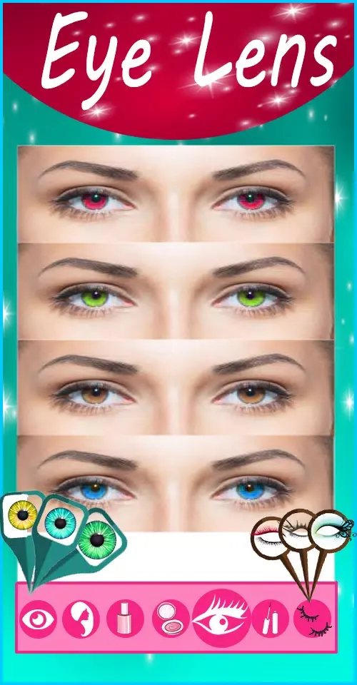 Screenshot di perfect makeup plus face maker