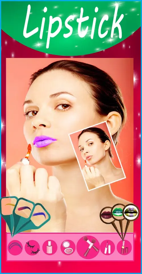 Screenshot di perfect makeup plus face maker