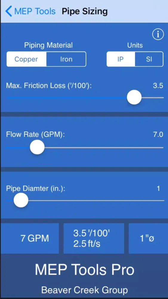 Captures d'écran de MEP Tools Pro