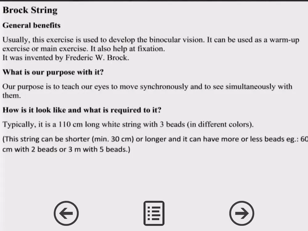 Captures d'écran de Vision Therapy Handbook iPad 