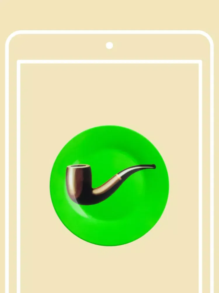 Capturas de tela do Magritte iPad 