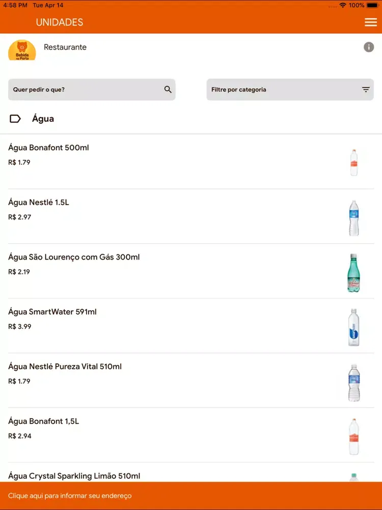 Screenshot di Bebida na Porta iPad 
