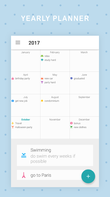Dreamie Planner Screenshots3