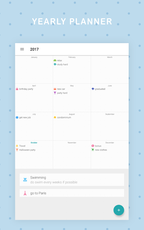 Dreamie Planner Screenshots8