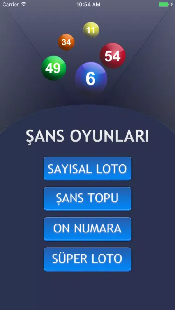 Tangkapan layar Loto Sonuçları - Sayısal Loto,Süper Loto,Şans Topu
