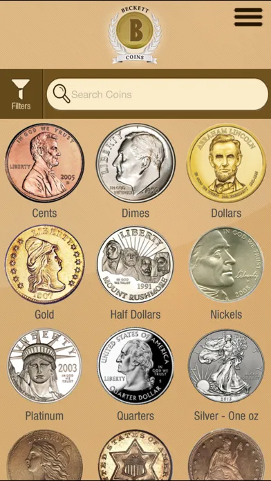 Beckett COINage Total Collector Ekran Görüntüleri