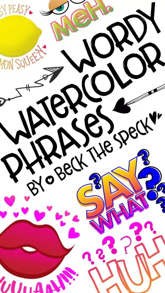Скриншоты Speck Wordy Watercolor