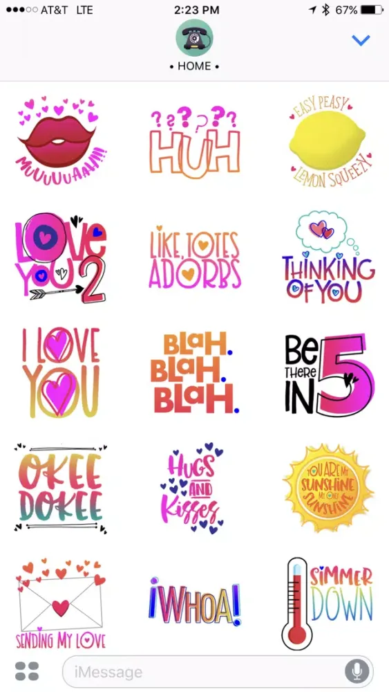 Скриншоты Speck Wordy Watercolor